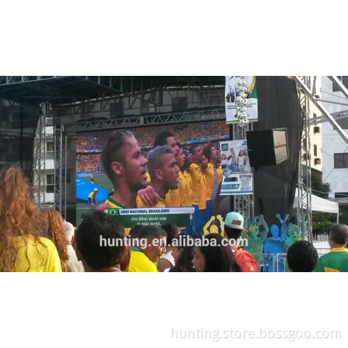 Outdoor sports / football stadium DIP p16 court perimeter advertising full color led screen display